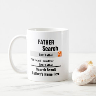 Custom Best Father search result funny fathers day Coffee Mug