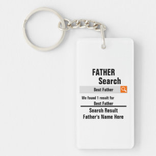 Custom Best Father search result funny fathers day Key Ring