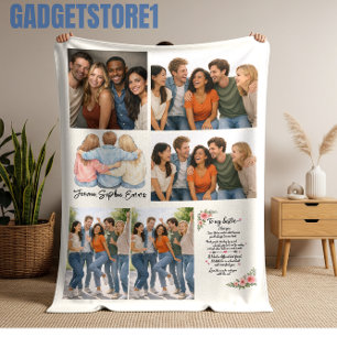 Custom Best Friend – Perfect Friendship Day Fleece Blanket