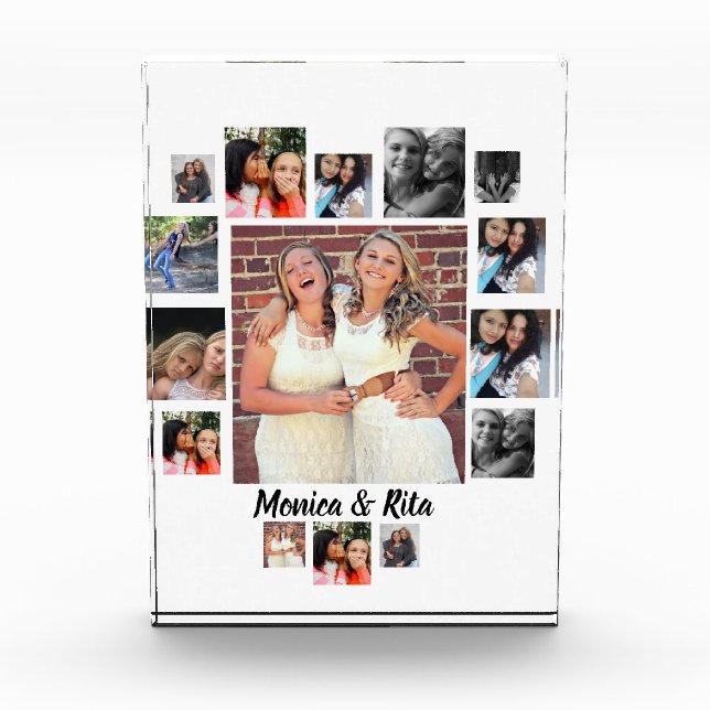 Custom Best Friends 15 Photo Collage (Front)