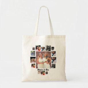 Custom Best Friends 15 Photo Collage   Tote Bag