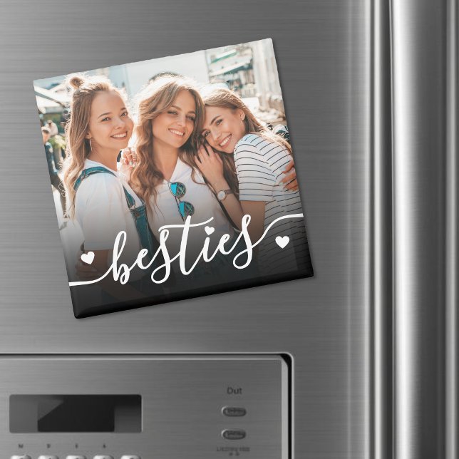Custom Best Friends Photo Keepsake Magnet (Custom Best Friends Photo Keepsake magnet )