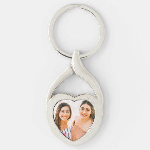Custom Best Friends Photo Key Ring