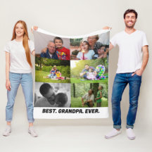 Custom Best grandpa ever 6 photo collage