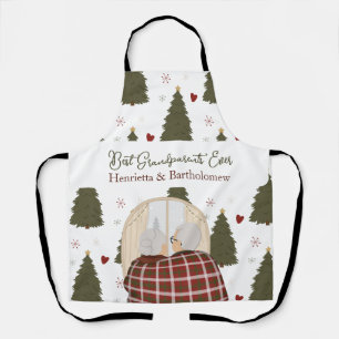 Custom Best Grandparents Christmas Apron