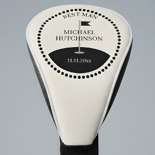 Custom Best Man Golf Head Cover