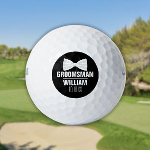 Custom Best Man Groomsman Wedding Golf Balls