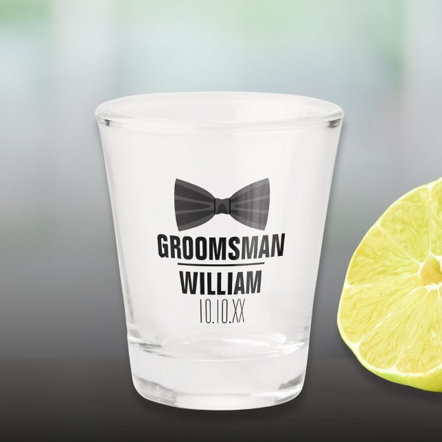 Custom Best Man Groomsman Wedding Shot Glass (Custom Best Man Groomsman Wedding Shot Glass)