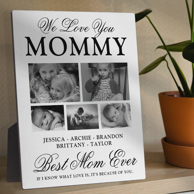 Custom Best Mum Ever Photo Collage Plaque (Creator Uploaded)