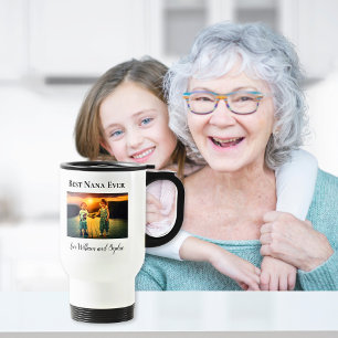 Custom Best Nana Ever Photo  Travel Mug