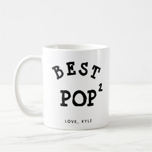 custom best pop pop grand dad father's day coffee coffee mug