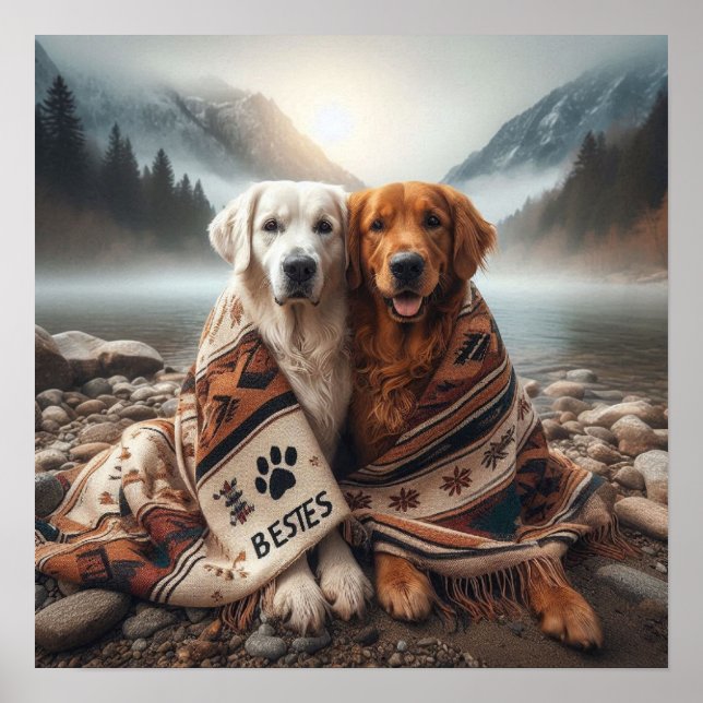 Custom Bestie Dog Poster (Front)