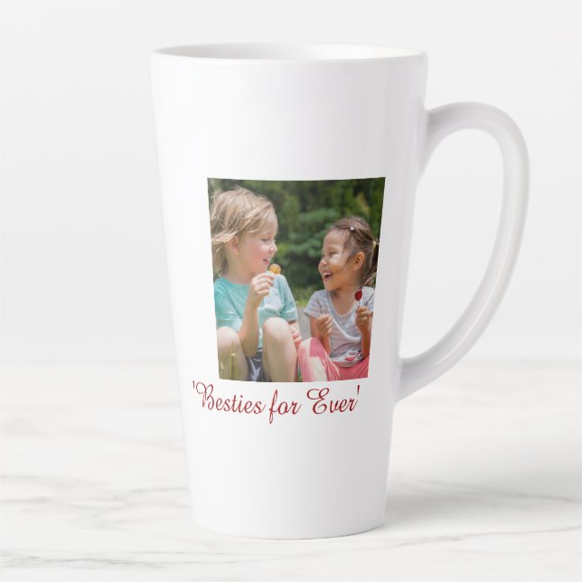 Custom Bestie Name Photo Mug (Right)
