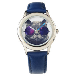 Custom Bezel with Blue Numbers Watch
