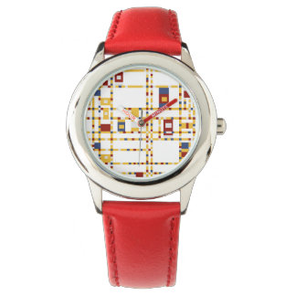 Custom Bezel with Red Numbers Watch