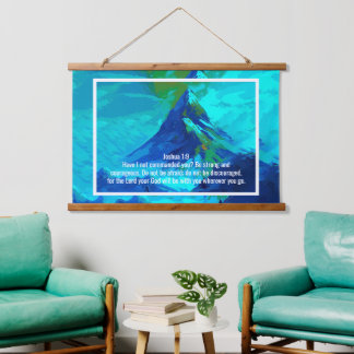 Custom bible verses quotes and personalised word  hanging tapestry