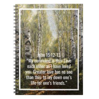 Custom bible verses quotes and personalised word  notebook