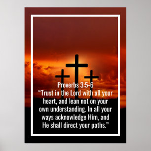 Custom bible verses quotes and personalised word poster