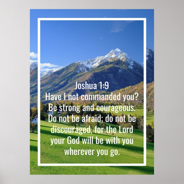 Custom bible verses quotes and personalised word  poster (Front)