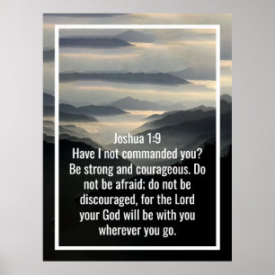 Custom bible verses quotes and personalized word poster