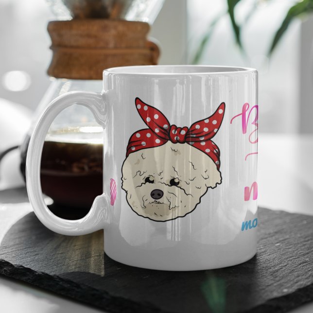 Custom Bichon Frisé Mum Mother's Day Cute Gift Coffee Mug (Creator Uploaded)