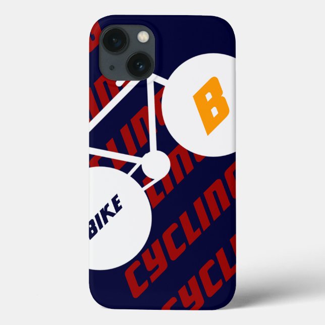 custom bicycle modern cycling design Case-Mate iPhone case (Back)