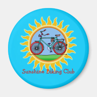 Custom Bicycling Club Logo Wear Magnet