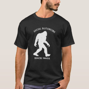 Custom Big Foot: Social Distance in Style, Funny T-Shirt