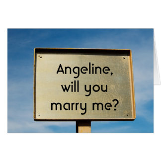 Custom Billboard Marriage Proposal Humour
