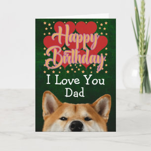 Custom birthday card for your Dad