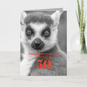 custom Birthday card humour personalise any age