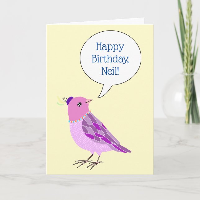 Custom Birthday Card Personalised Funny Birthday (Front)