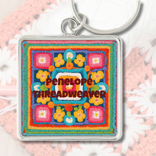 Custom Birthday Gifts for Crocheters Mum Grandma Key Ring