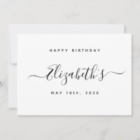 Custom Birthday