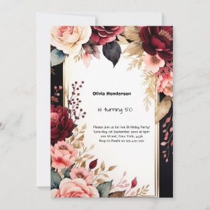 Custom Birthday Invitation