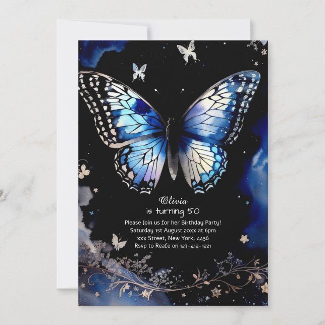 Custom Birthday Invitation (Front)