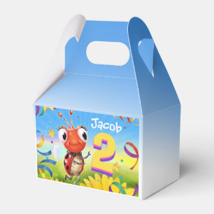 Custom Birthday Party box boy 2 yrs Lil’ Ladybug