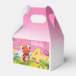 Custom Birthday Party box girl 4 yrs Lil’ Ladybug