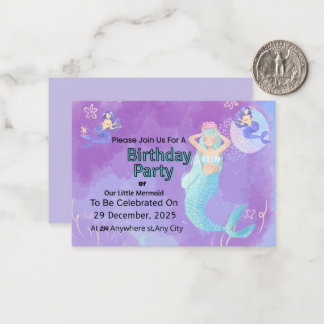 Custom Birthday Party Invitation | Editable Templa