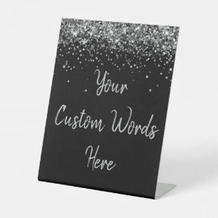 Custom Birthday Party Personalised Your Text Here  Pedestal Sign