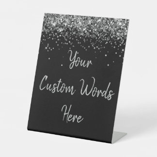 Custom Birthday Party Personalised Your Text Here  Pedestal Sign