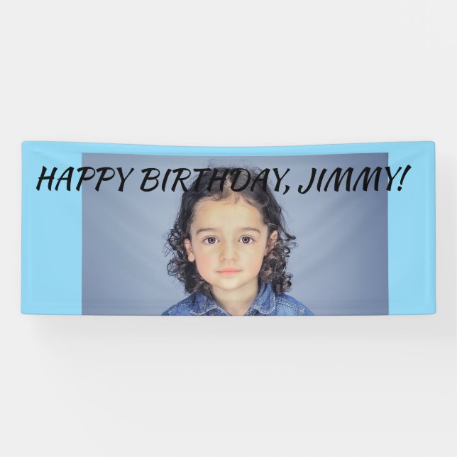 CUSTOM BIRTHDAY PHOTO BANNER (Horizontal)