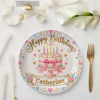 Custom Birthday Plate