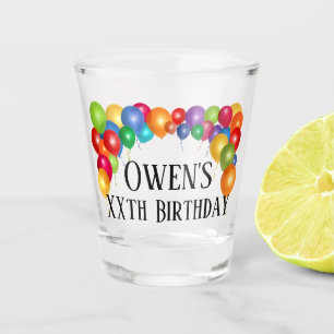 Custom Birthday Shot Glass