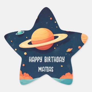 Custom birthday sticker