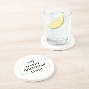 Custom Birthday Template Personalise Gift Design Coaster