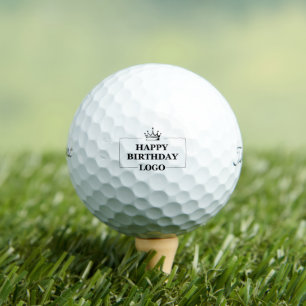 Custom Birthday Template Personalise Gift Design Golf Balls