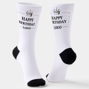 Custom Birthday Template Personalise Gift Design Socks