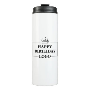 Custom Birthday Template Personalise Gift Design Thermal Tumbler