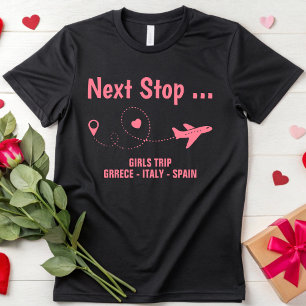 Custom Birthday Trip Girls Trip Family Vacation T-Shirt